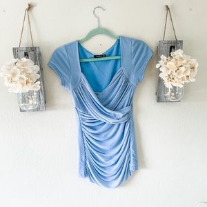 PattiBoutik mock wrap top